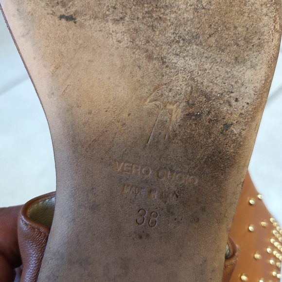 Giuseppe Zanotti gladiator sandals studded size 38 - Picture 14 of 14